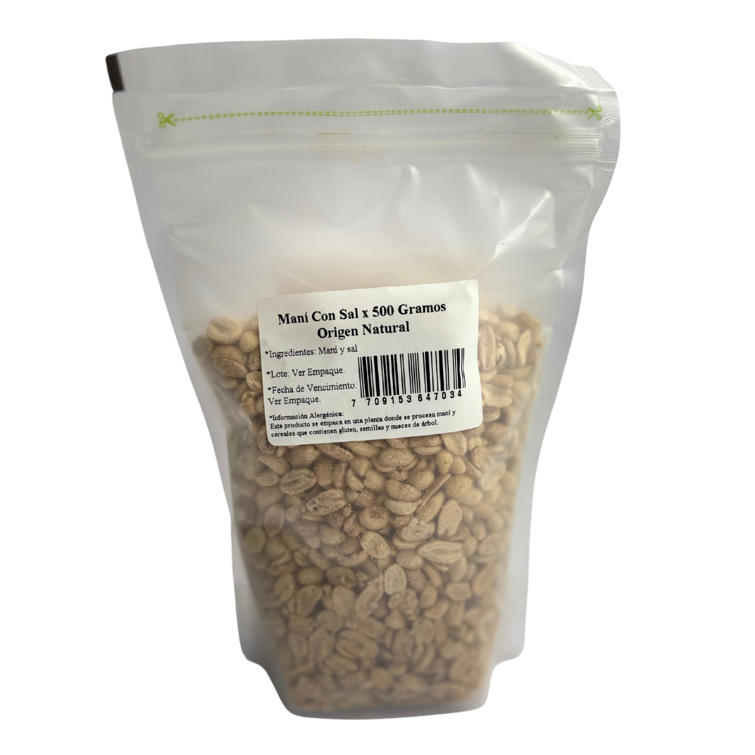 MANÍ CON SAL  - 500gr