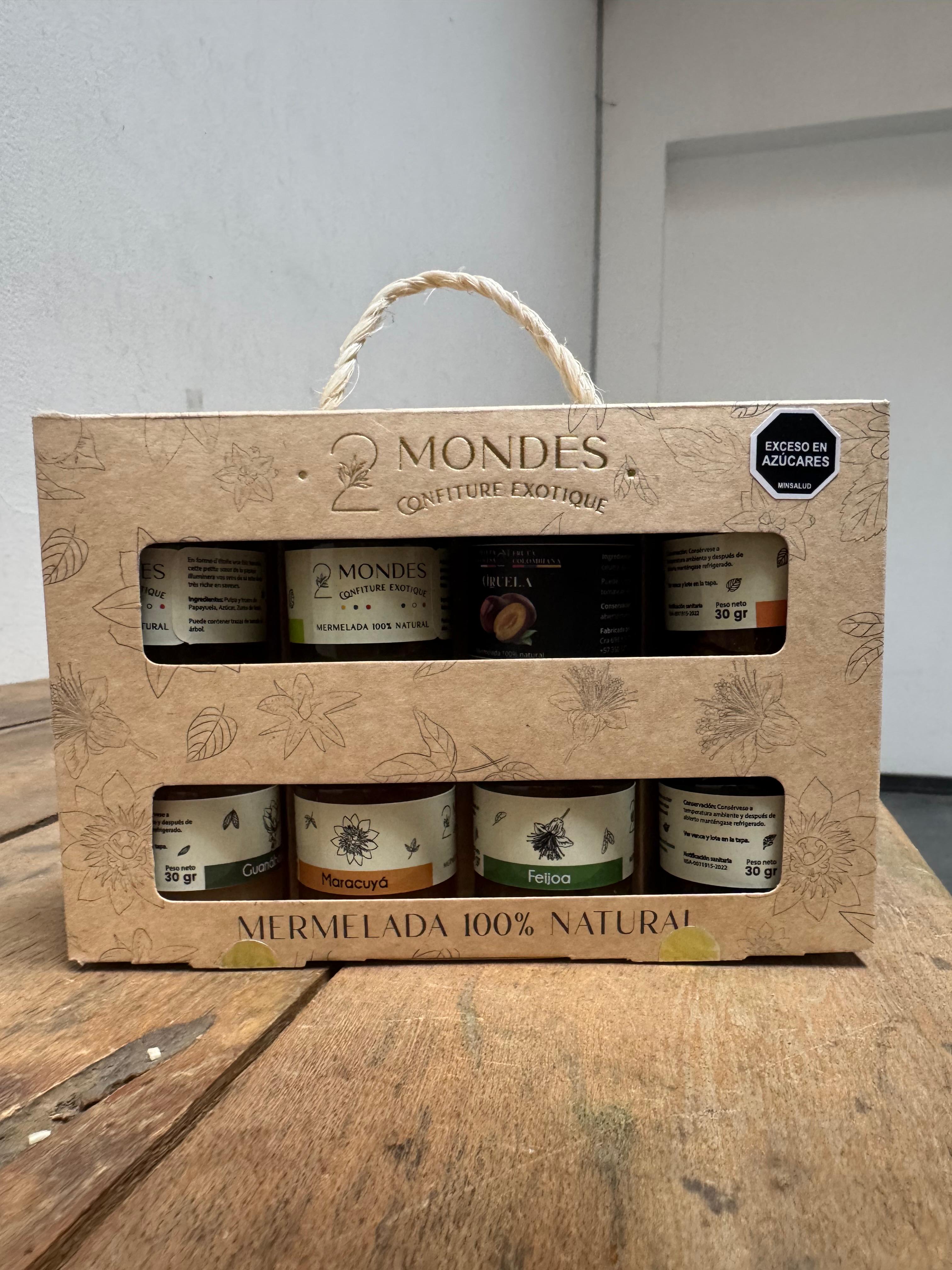 CAJITA DE MERMELADAS SURTIDAS 8 undx30g