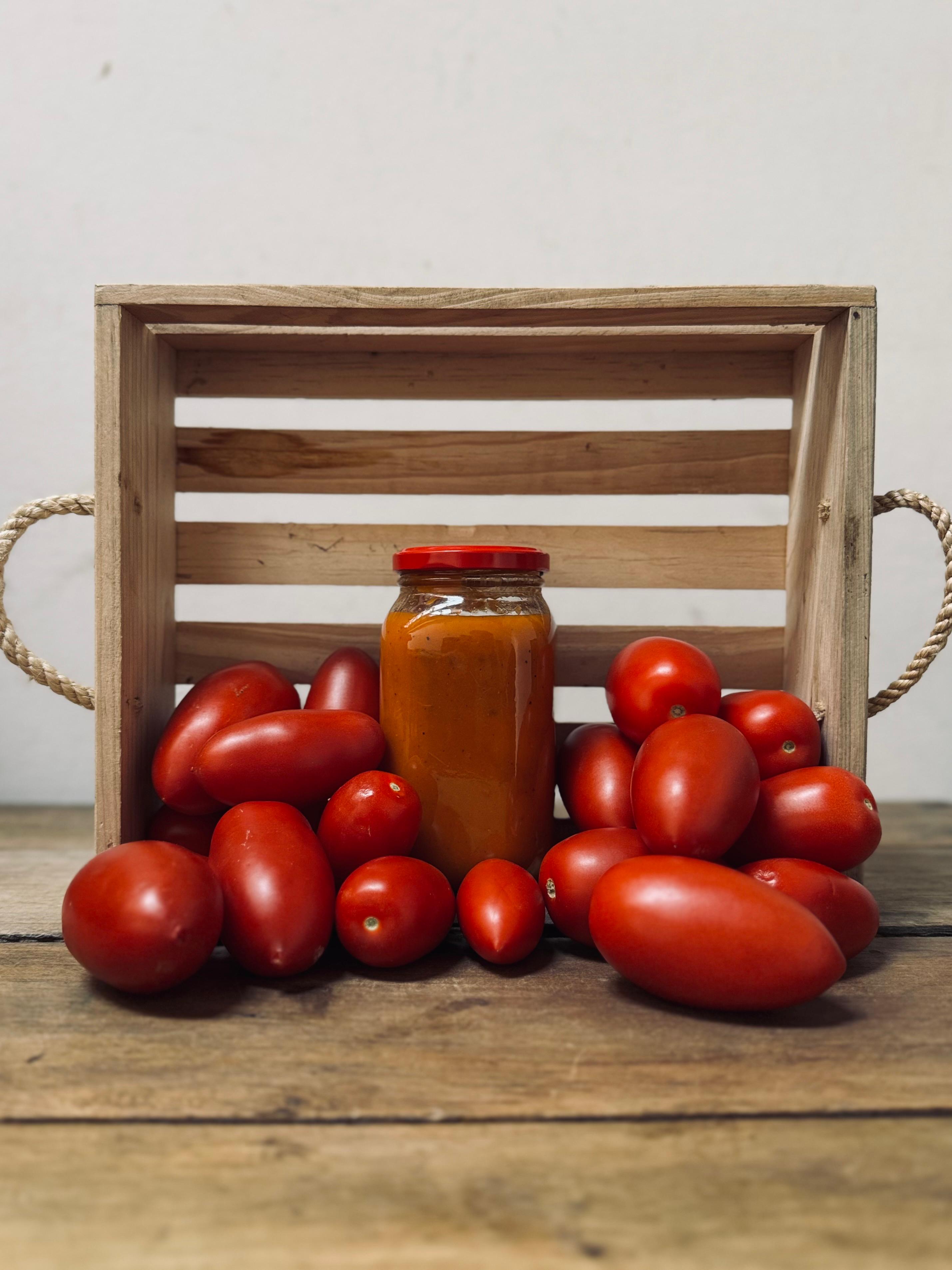 SALSA PARA PASTAS ARTESANAL ORGÁNICA (sin champiñones) - 500 mL