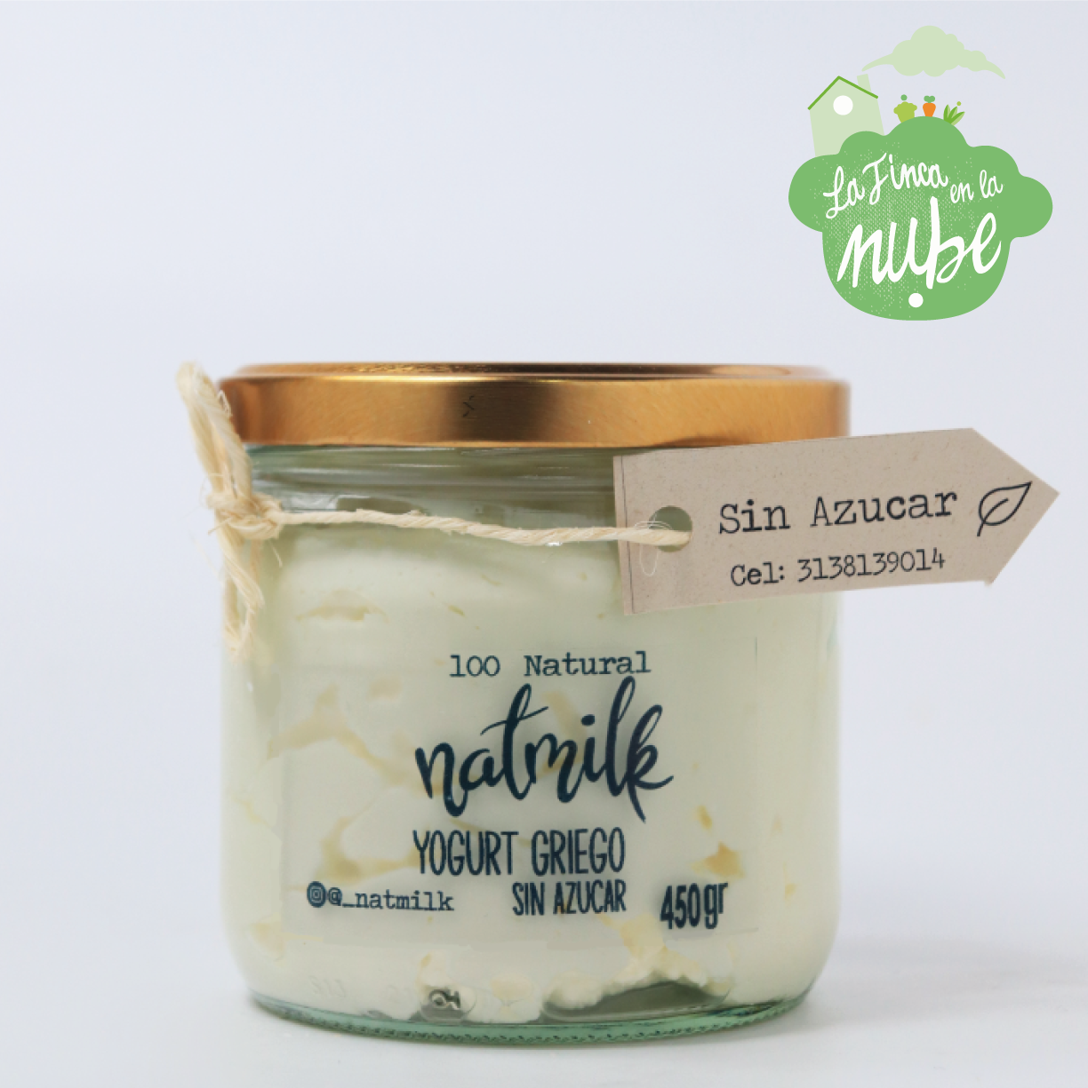 YOGUR GRIEGO SIN AZÚCAR 450 GR