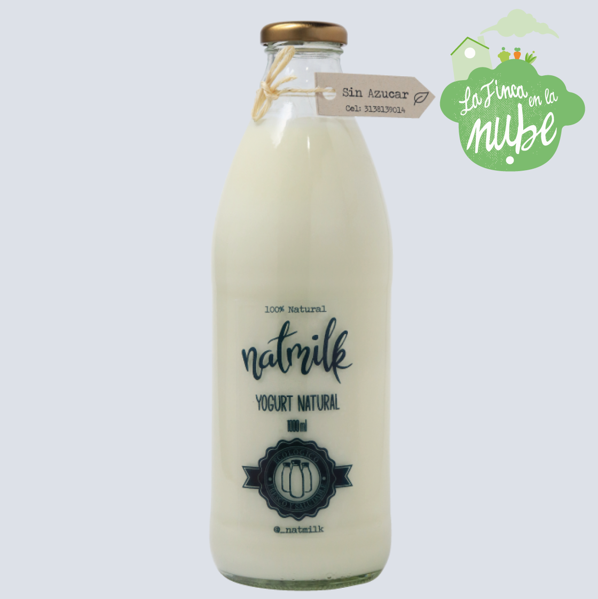 YOGUR NATURAL SIN AZÚCAR 1000 mL